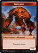 Human Soldier - Elemental Double-sided Token