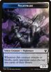 Human Soldier - Nightmare Double-sided Token