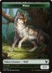 Satyr - Wolf Double-sided Token