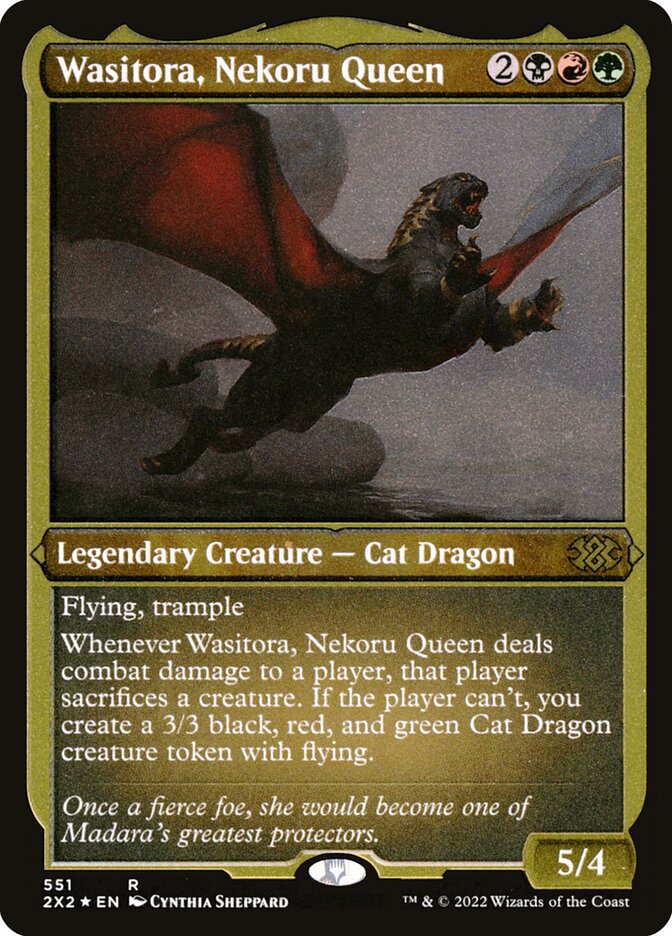 Wasitora- Nekoru Queen (Foil Etched)
