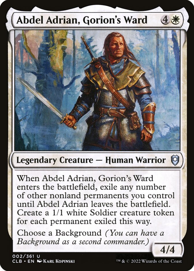 Abdel Adrian- Gorion's Ward