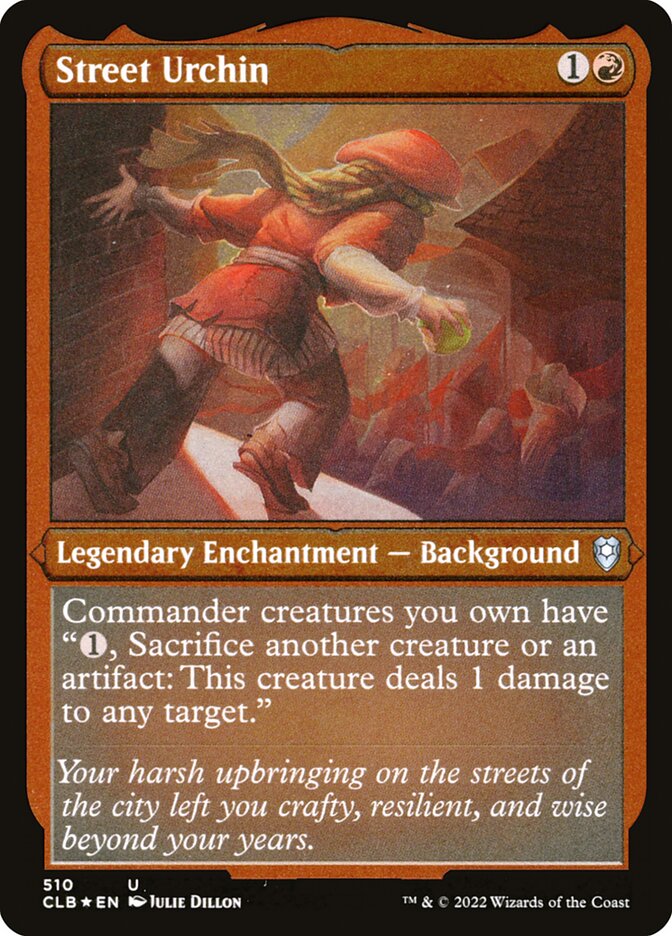 Street Urchin (Etched Foil)
