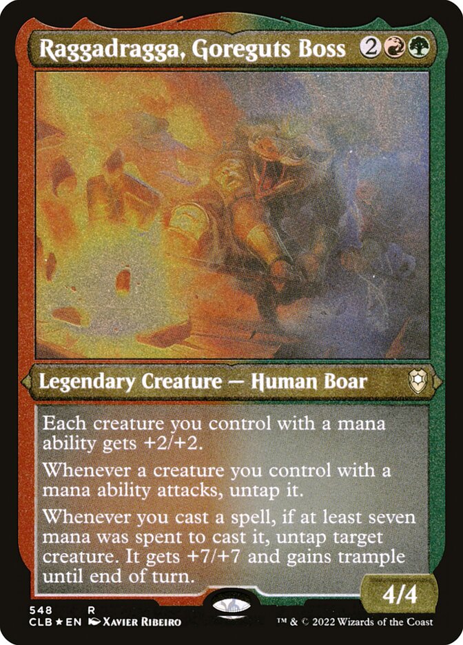 Raggadragga- Goreguts Boss (Etched Foil)