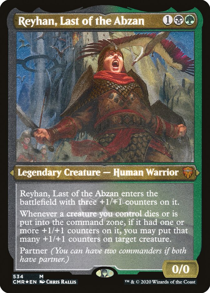 Reyhan- Last of the Abzan (Foil Etched)
