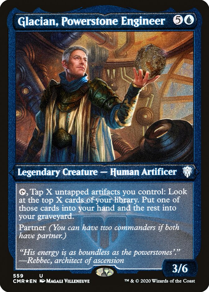 Glacian- Powerstone Engineer (Foil Etched)