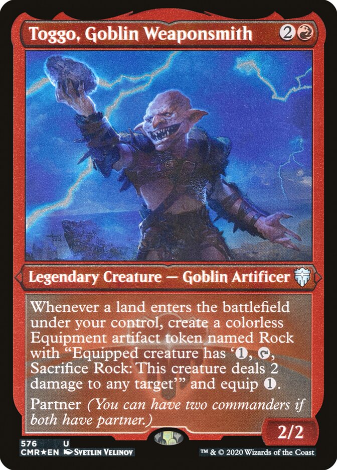 Toggo- Goblin Weaponsmith (Foil Etched)