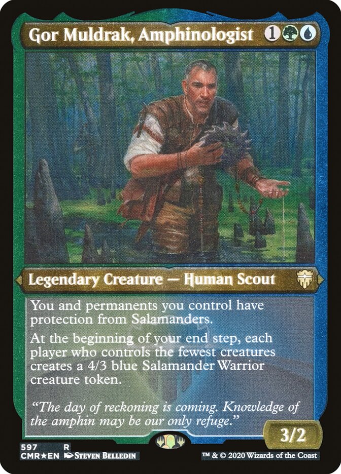 Gor Muldrak- Amphinologist (Foil Etched)