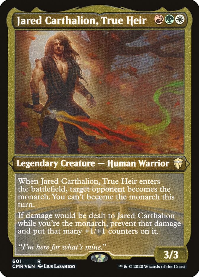 Jared Carthalion- True Heir (Foil Etched)