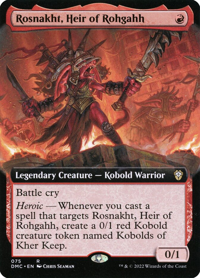 Rosnakht- Heir of Rohgahh (Extended Art)