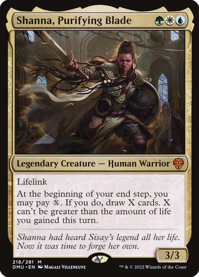 Shanna- Purifying Blade
