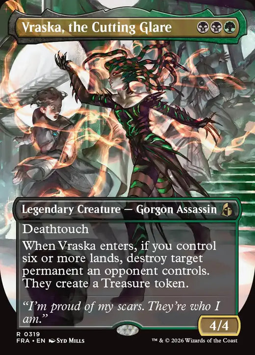 Vraska, the Cutting Glare (Borderless)