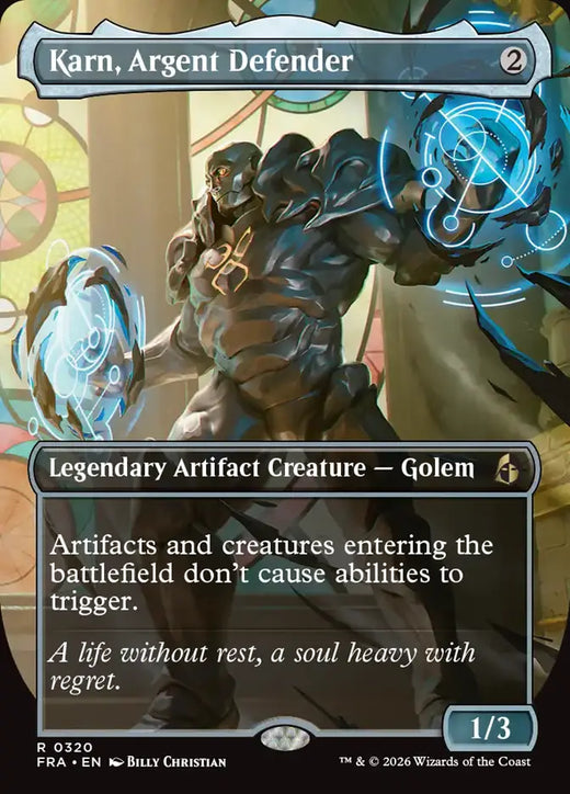 Karn, Argent Defender (Borderless)