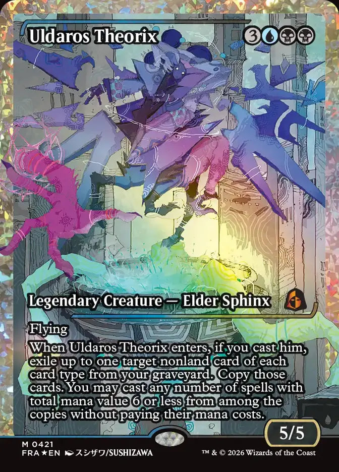 Uldaros Theorix (Showcase) (Fracture Foil) (421)