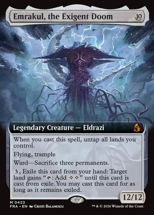 Emrakul, the Exigent Doom (Extended art)