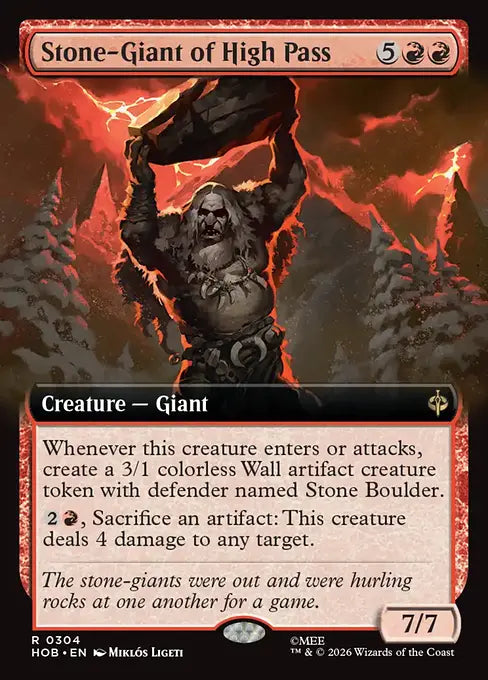 Stone-Giant of High Pass (Extended art)