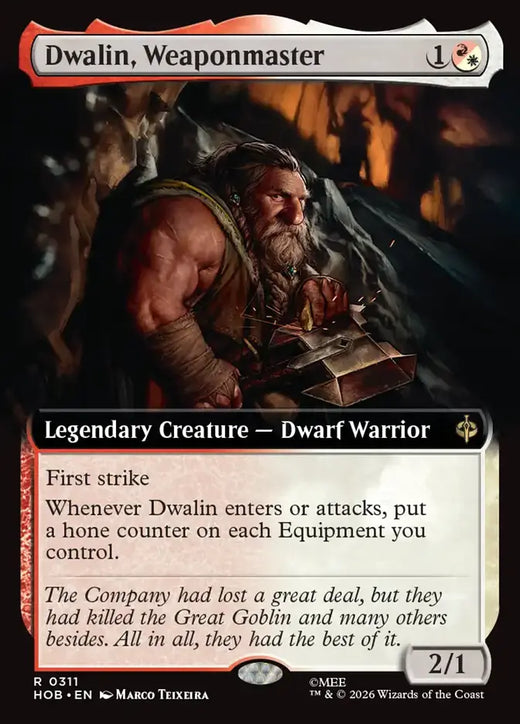 Dwalin, Weaponmaster (Extended art)