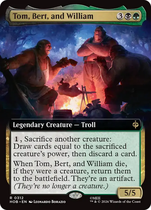 Tom, Bert, and William (Extended art)