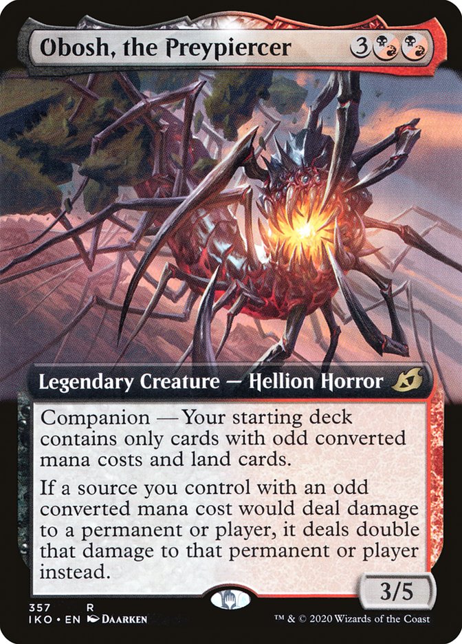 Obosh- the Preypiercer (Extended Art)