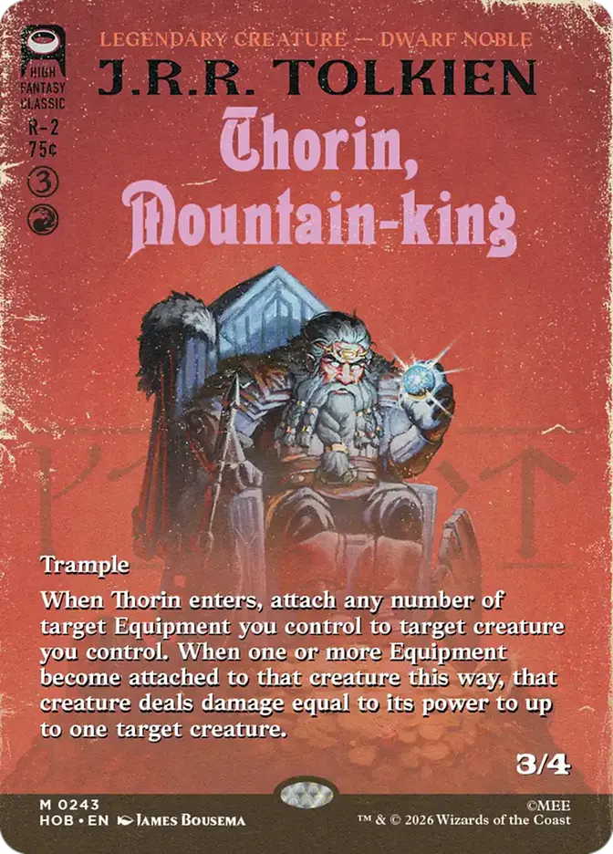 Thorin, Mountain-king (Borderless)