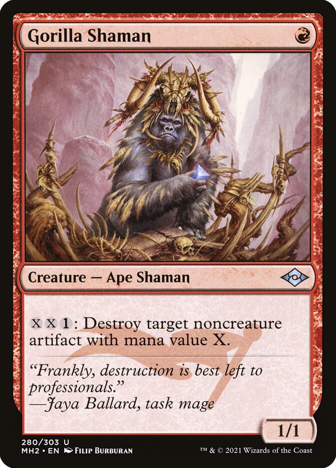 Gorilla Shaman (Foil Etched)