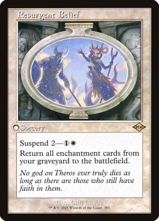 Resurgent Belief (Retro Frame) (Foil Etched)