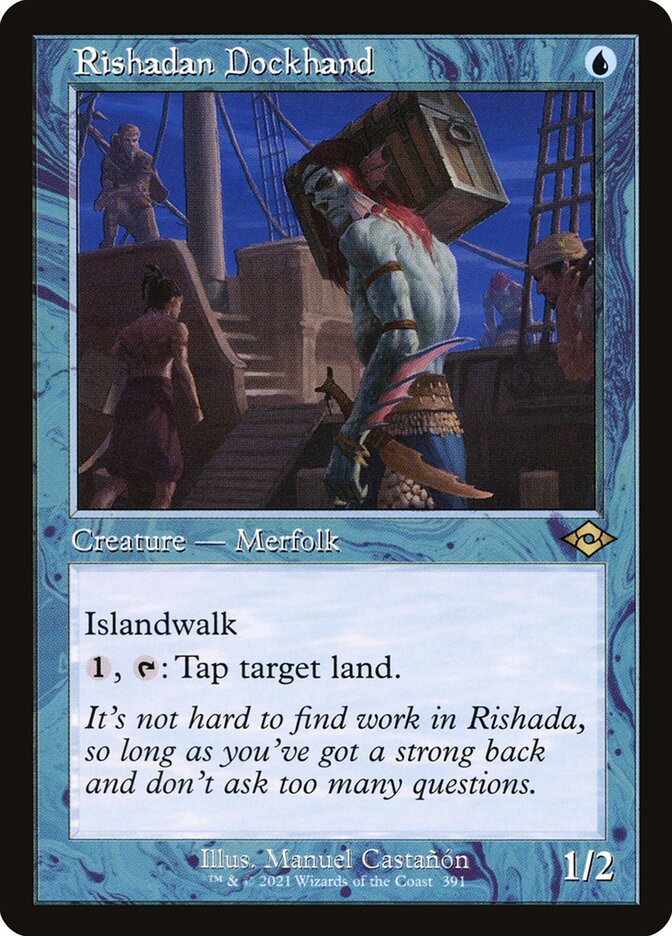 Rishadan Dockhand (Retro Frame) (Foil Etched)