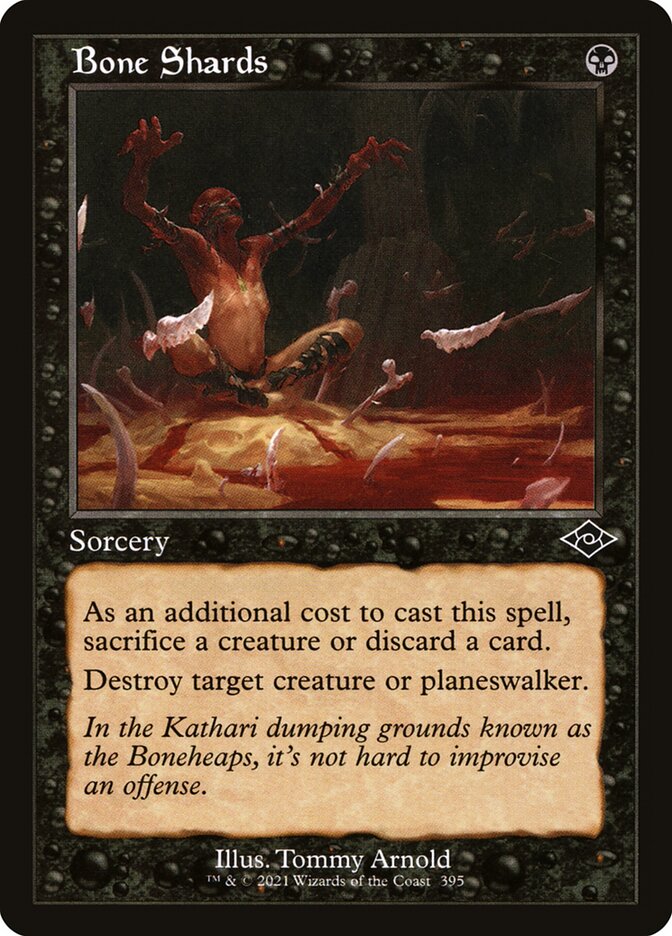 Bone Shards (Retro Frame) (Foil Etched)