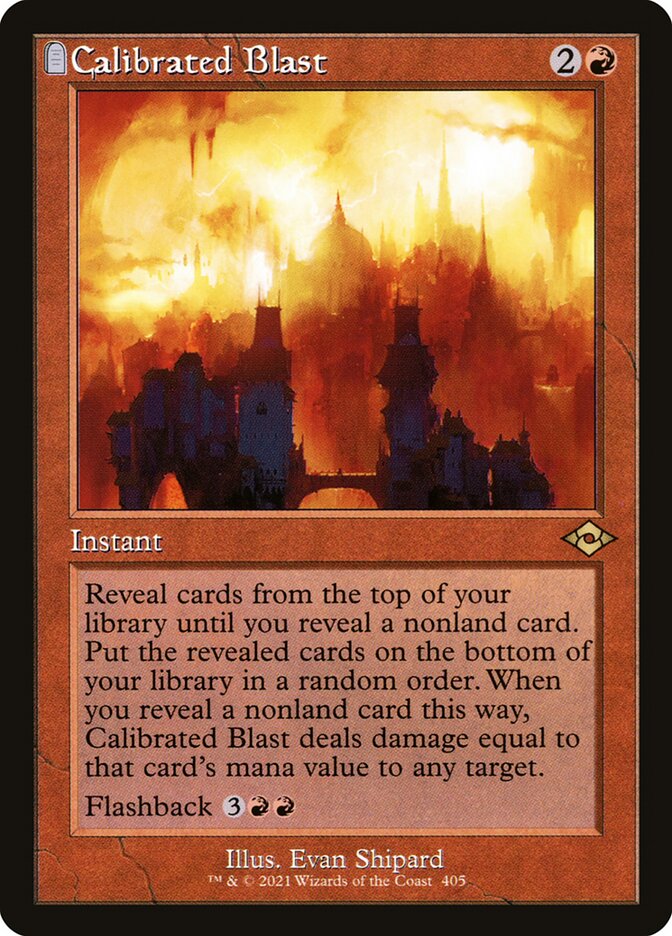 Calibrated Blast (Retro Frame) (Foil Etched)