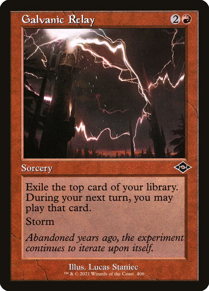 Galvanic Relay (Retro Frame) (Foil Etched)