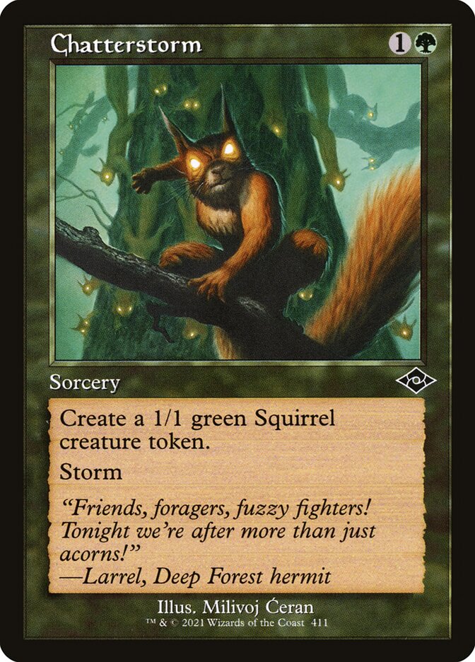 Chatterstorm (Retro Frame) (Foil Etched)