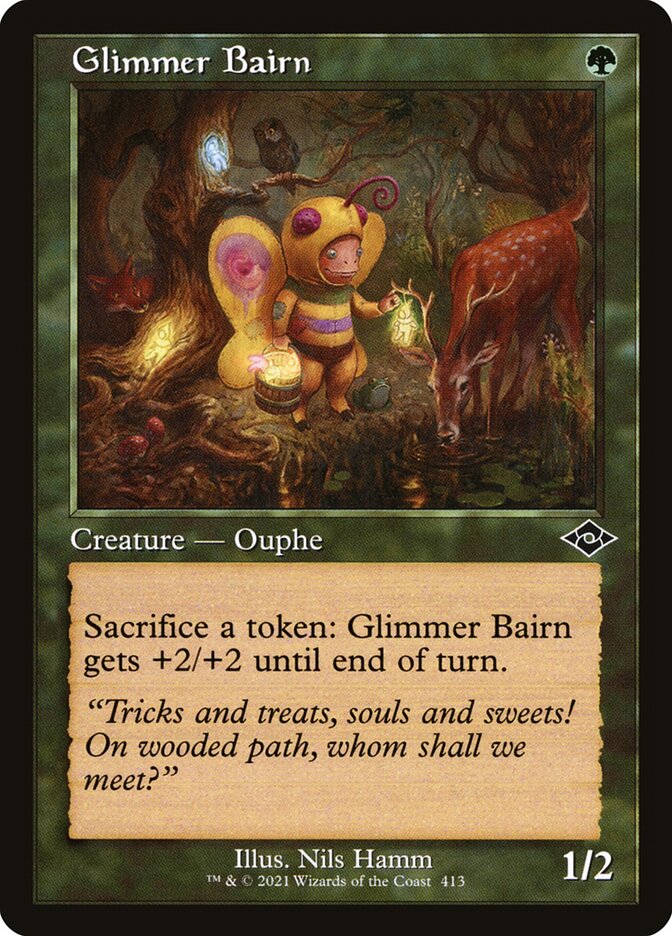 Glimmer Bairn (Retro Frame) (Foil Etched)