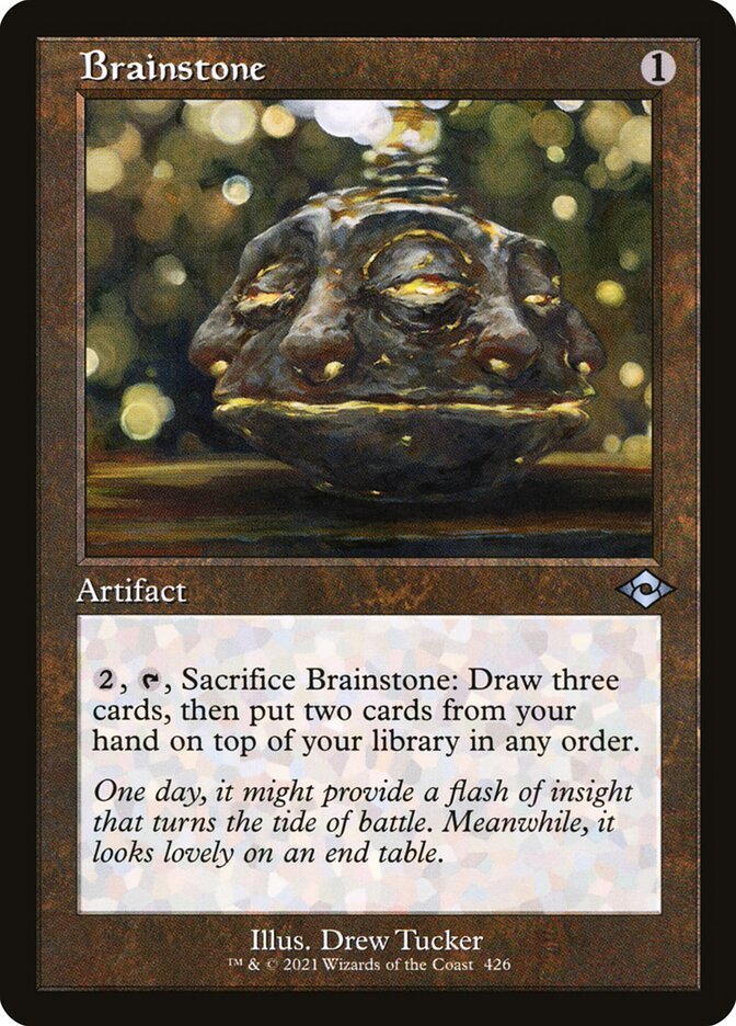 Brainstone (Retro Frame) (Foil Etched)