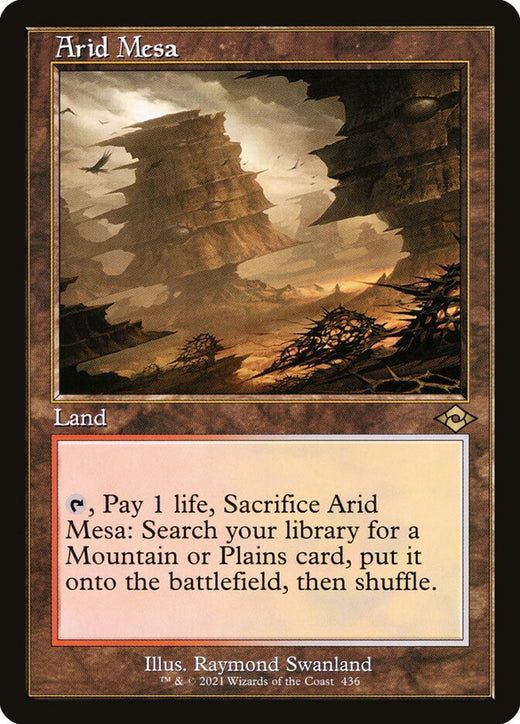 Arid Mesa (Retro Frame) (Foil Etched)