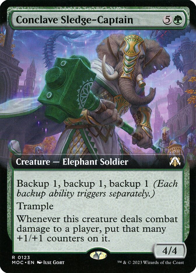 Conclave Sledge-Captain (Extended Art)