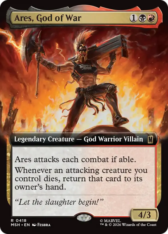 Ares, God of War (Extended art)