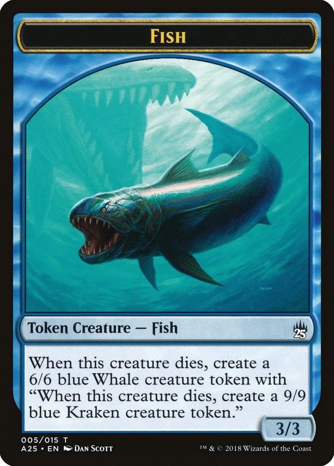 Fish - Kraken Double-sided Token
