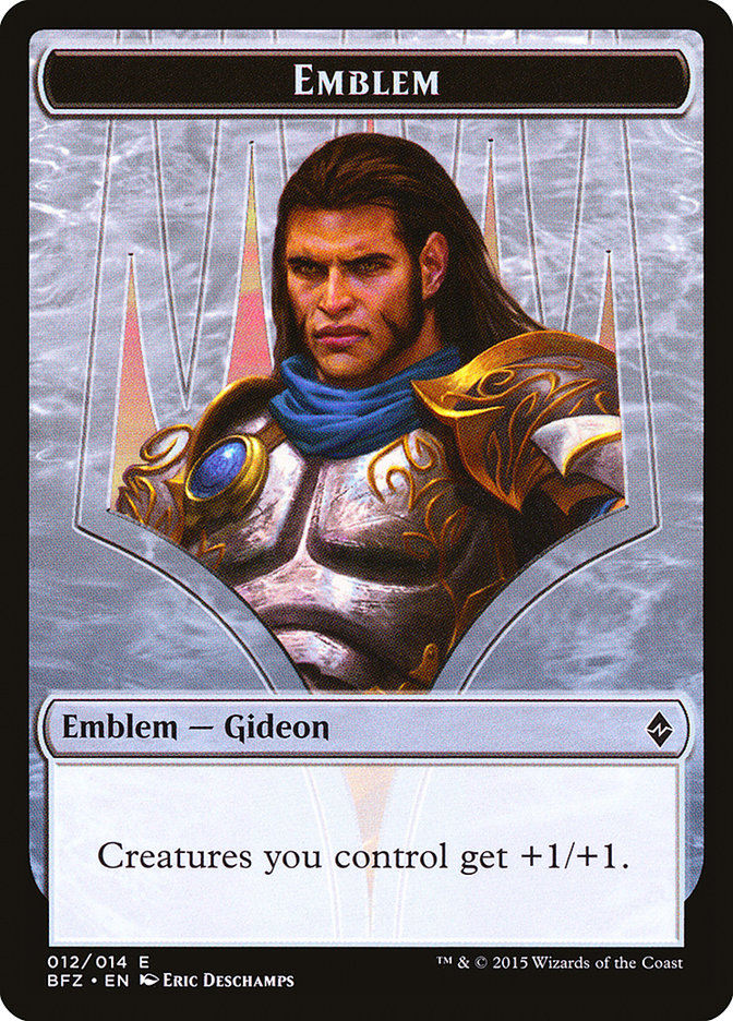 Emblem - Gideon- Ally of Zendikar