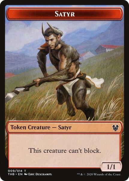 Satyr - Gold Double-sided Token