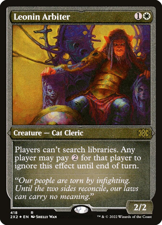 Leonin Arbiter (Foil Etched)