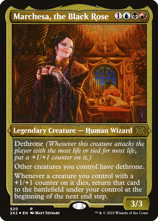 Marchesa- the Black Rose (Foil Etched)