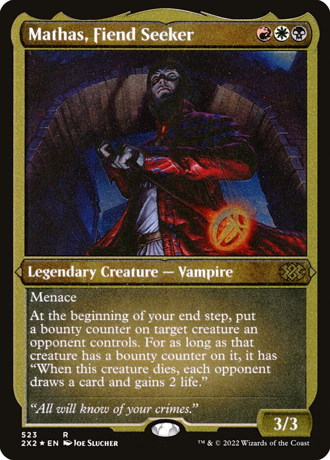 Mathas- Fiend Seeker (Foil Etched)