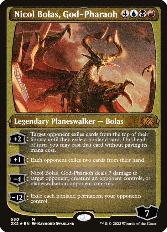 Nicol Bolas- God-Pharaoh (Foil Etched)