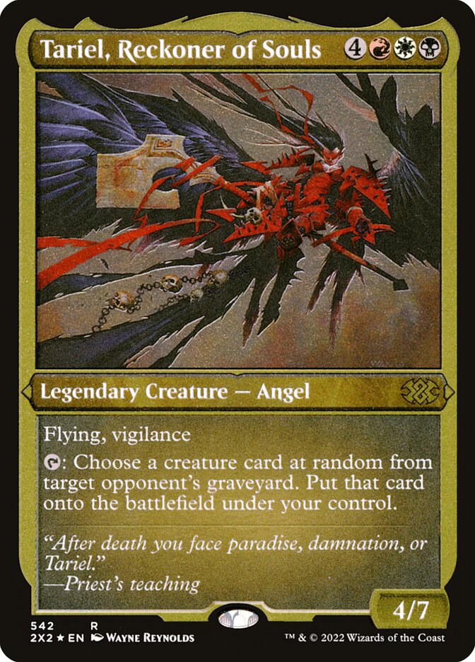 Tariel- Reckoner of Souls (Foil Etched)
