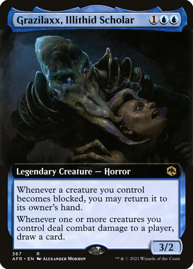 Grazilaxx- Illithid Scholar (Extended Art)