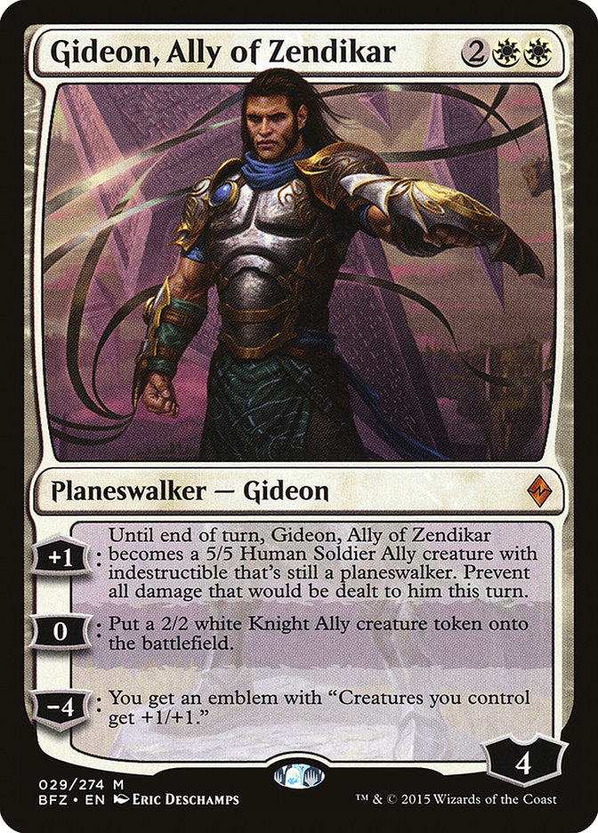 Gideon- Ally of Zendikar