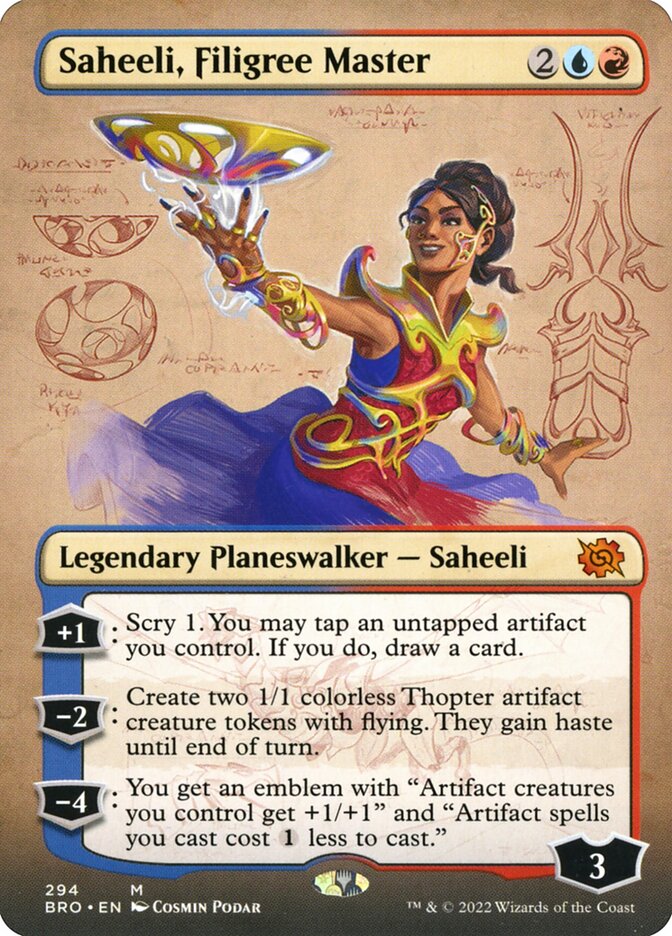 Saheeli- Filigree Master (Borderless)