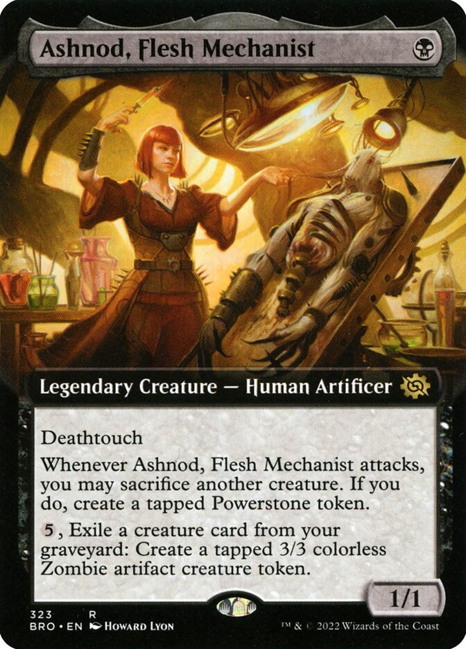 Ashnod- Flesh Mechanist (Extended Art)
