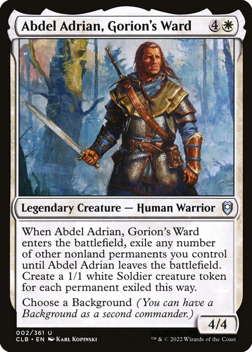 Abdel Adrian- Gorion's Ward
