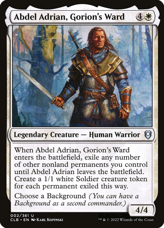 Abdel Adrian- Gorion's Ward