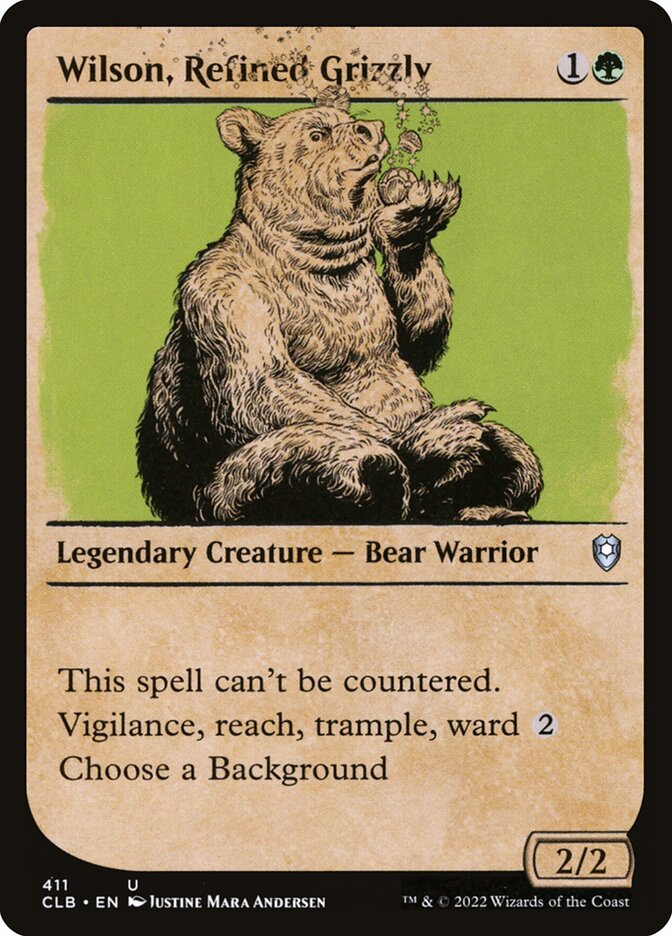 Wilson- Refined Grizzly (Showcase)